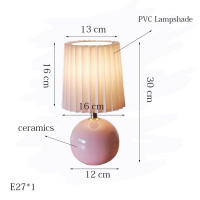 Lámpara De Mesa Contemporánea De Cerámica Para Dormitorio Lámpara De Noche Para Niñas Y Adolescentes Luz Caliente Lavable - details 8