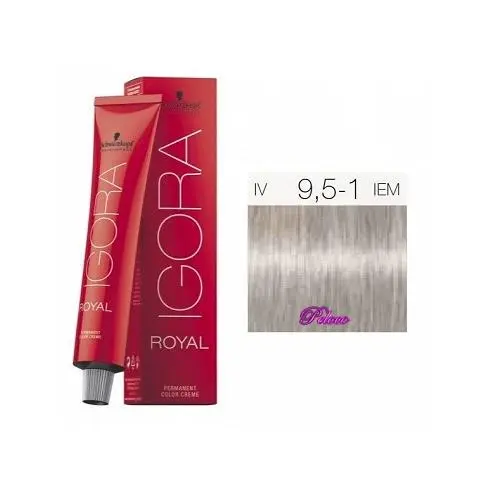 Tinte Igora Royal 9,5-1 Perla Pastel 60 ml. Schwarzkopf - 1