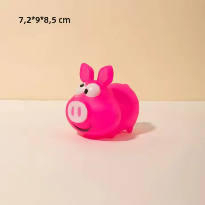 Juguete De Goma Creativo Para Perros Y Pigs Resistente Al Ruido Con Voz Pequeño Monster One-Eyed Durable Para Masticar - 1