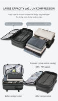 Men Travel Backpack vacuum compression 17 inch Laptop Backpack Business Large Capacity school Backpack Expanded Hiking backpack - details 5