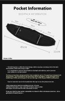 Bolsa De Cintura Impermeable Multifuncional Para Deporte Y Correr Estilo Casual Bolsa De Teléfono Para Hombres Y Mujeres - details 2
