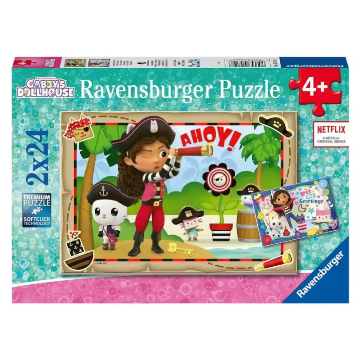 La Casa de Muñecas de Gabby Puzzles 2x24 Piezas 5710 8 RAVENSBURGER - 1