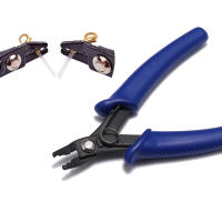 Aguja Multifuncional Abre Anillos Split Herramienta De Joyería Con Mini Tijeras Diagonales Herramientas DIY De Mano Material De Acero Inoxidable - details 4