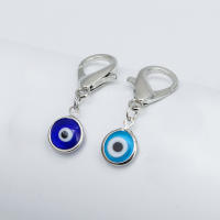 Lucky Eye Set De 3 Llaveros Con Piedras De Ojo Turco Y Mano De Fatima Llavero De Aleación De Metal Para Coche Y Bolso - details 4