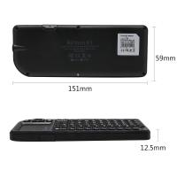 Teclado Inalámbrico Mini Rii X1 2.4GHz Con TouchPad Para Android TV Box/PC/Laptop Español/Inglés Frances Keyboards Para Tablet Desktop Laptop - details 8
