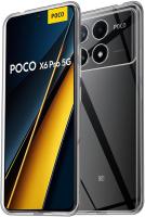 Funda para Xiaomi Poco X6 PRO / Redmi K70E (5G) Carcasa Gel TPU Silicona Transparente GTRPESP + Protector Pantalla Cristal Templado Movilear - details 0