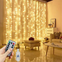 Luz De Fairy LED 3M Para Año Nuevo 2025 Y Navidad Con Control Remoto Y USB Decoración De Hogar Para Dormitorio Y Ventana - details 1