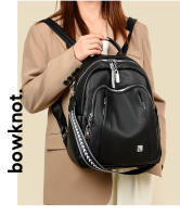 Mochila de cuero para Mujer, Bolso de un solo hombro, Bolso Escolar, Bolso de viaje de gran capacidad, Bolso casual de moda versátil - details 15