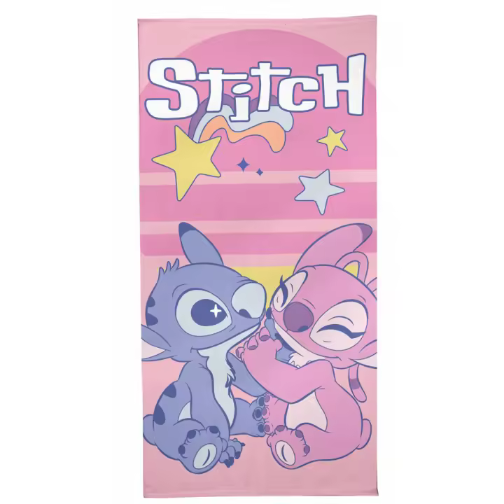 Toalla playa Infantil Lilo & Stitch Suave Secado Rápido Disney - Piscina y Baño - Absorbente - Producto Oficial Suncity - 1