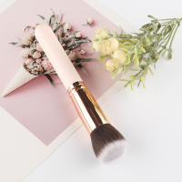 Cepillo De Maquillaje Flat Kabuki Para Base Líquida Crema Polvo Contorno Blending Grande Herramientas De Belleza Para Rostro - details 5