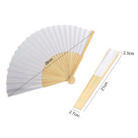 Abanico De Bambú Plegable Para Bodas Y Fiestas Decoración Artística Y Manual Chino DIY 1-50PCS Material De Hoja Y Bambú - details 3