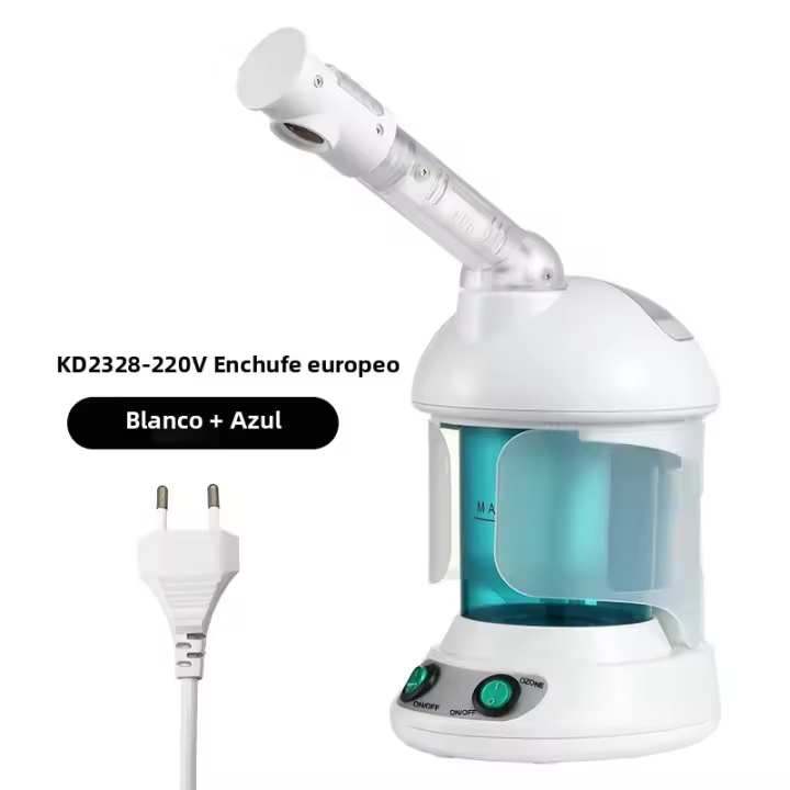 Hugebreen Estucador Facial Profesional Con Ozone Vaporizador De Cara Misting De Nano Mist Portátil Para Cuidado De La Piel Rejuvenecimiento Limpieza Hidratación Antienvejecimiento Eliminación De Acné Y Quemaduras - 1