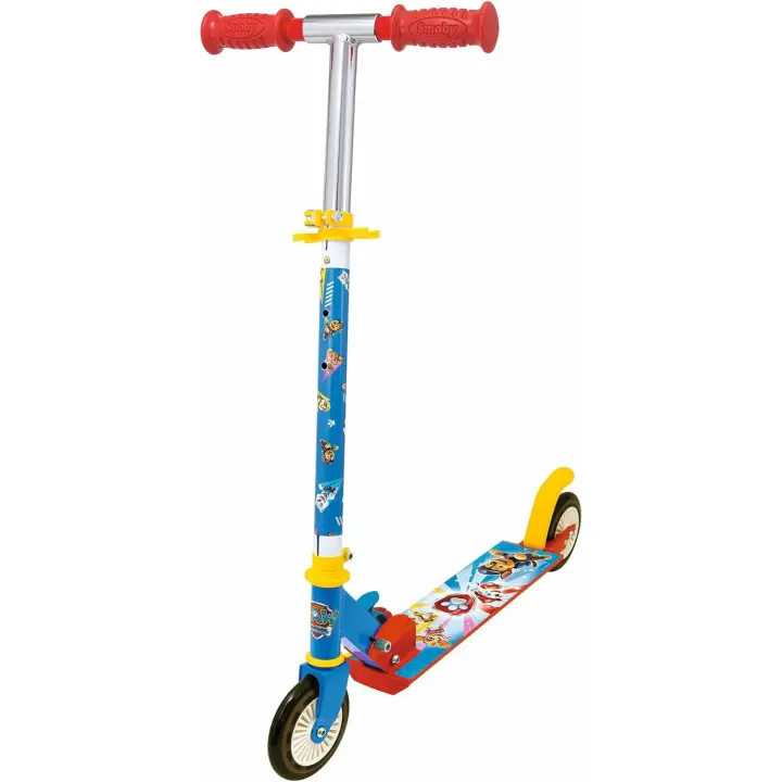 Smoby- Patinete Patrulla Canina- de 2 Ruedas, Plegable, máximo 50kg, Adecuado a Partir de 5 años, Multicolor (7600750364) - 1