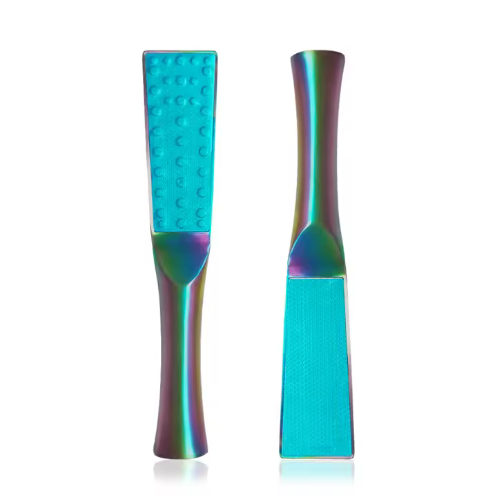 Lima Profesional para Pies de Doble Cara de Acero Inoxidable, Segura y Fácil de Usar. Profesional. Producto multiuso, Raspador de pie profesional Premium Removedor de callos para pedicuras - Ideal Reagalo Día de Madre Entrega aleatoria de colores (1 pcs) - 1