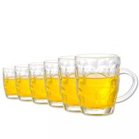 2pcs Vajilla De Cerveza Transparente De Vidrio Grueso 260ml Con Asa Para Bar Fiesta En Casa Taza De Té Agua Pequeña Vajilla De Cerveza Draft - details 3