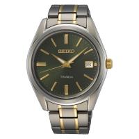 reloj titanio hombre clásico Seiko NeoClassic Titanium SUR377P1 40.2mm 100m WR correa y caja de titanio  cristal de zafiro - details 2