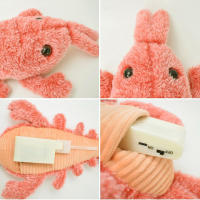 Juguete Interactivo Para Gatos Y Perros Conejo Eléctrico Saltar Lobster Peluche Simulación De Camarón Juguetes De Peluche Para Mascotas - details 7