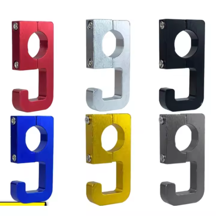 Gancho Multifuncional Universal Para Motocicleta De Aluminio 69 Tipo Soporte Para Casco Y Bolsa Accesorio De Equipaje Para Motos - 1