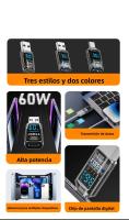 Adaptador De Mostrador Digital NNBILI USB 3.2 a USB C 10Gbps Convertidor Rápido De Carga Para PC Y Laptop Con Conector Macho a Hembra - details 0