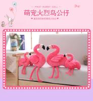 Alfombra De Flamingo De Peluche Suave Animal Decoración De Habitación Kawaii Regalo De Cumpleaños Para Niños Realista Juguete De Flamingo De Peluche - details 0