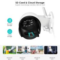 Cámara IP WIFI 8MP Exterior Protección Grabadora Vigilancia PTZ Lente Doble 4MP 2.8-12mm 4x Zoom Color Noche Para Seguridad Doméstica Y Exterior - details 8