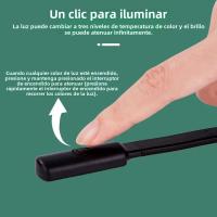 Luz De Lectura LED Portátil Y Recargable Con Lampara Para Libros Clamp Para Camping Viajes Y Estudio Luz De Lectura - details 4