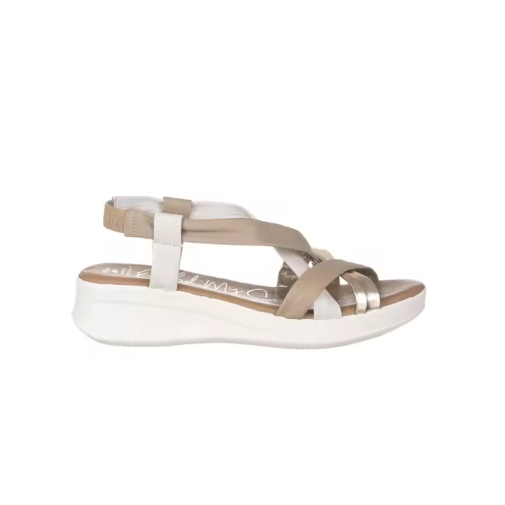 Cuñas Oh My Sandals 5655 Mujer Taupe - 1