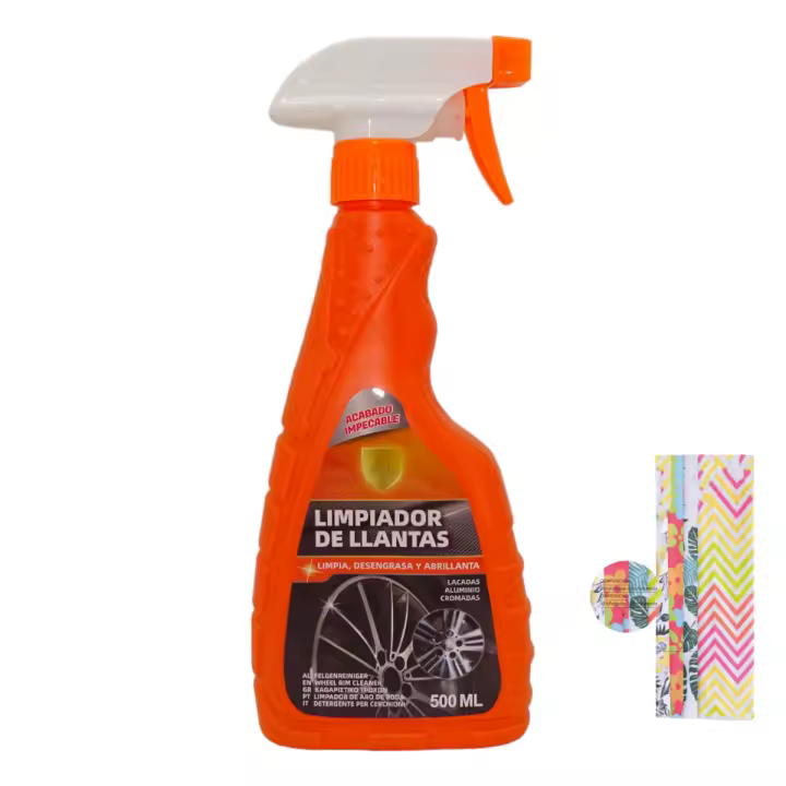 picolar Limpiador de llantas con abrillantador. Restaura el color y el brillo de tus llantas + REGALO UNA BAYETA DE MICROFIBRA - 1
