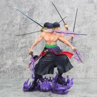 Figura De Acción Anime One Piece Roronoa Zoro 30cm PVC Juguete Coleccionable Para Niños Y Adultos Regalo De Cumpleaños - details 10