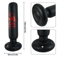 Bola De Entrenamiento De Boxeo Inflable De PVC 1.6m Para Adultos Juguetes De Deporte Y Fitness Bag De Golpes Y Patadas Para Gimnasio - details 2
