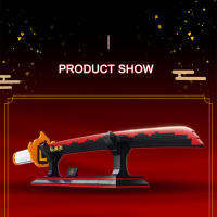 Bloques De Construcción Demon Slayer Rengoku Kyoujurou 790PCS Katana Modelo De Espada Anime Ninja Juguete De Cuchillo Para Niños Regalos - details 3