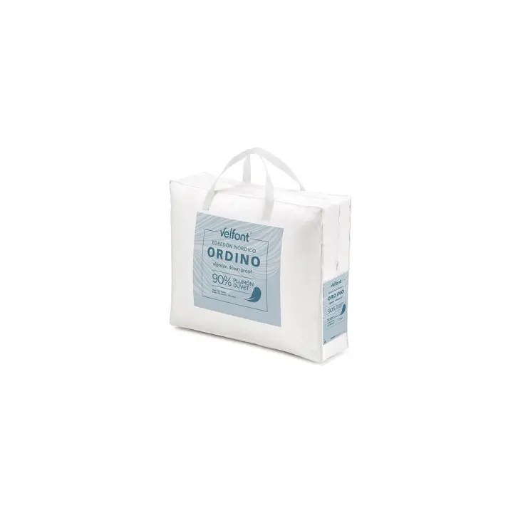 Edredón Nórdico Velfont Ordino 90% Plumón - Cálida y Confortable para Noches de Sueño Agradable - 1
