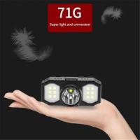 Linterna Frontal LED Potente Recargable Para Camping 3 Modos Impermeable IP65 Para Pesca Y Correr Luz LED Alta Potencia COB - details 4