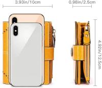 Monederos para Mujer, Cuero auténtico pequeño y Compacto Cartera para Mujer con protección RFID - details 5