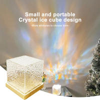 Proyector De Ondas De Agua Luz Nocturna 16 Colores Lámpara De Cristal De Llama Para Decoración Del Hogar Sala De Estar Dormitorio - details 2