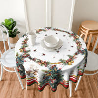 Premiun Teléfono De Mesa De Navidad 1pc Con Patrón Vibrante De Árbores De Navidad Mariposas Y Muñecos De Nieve Decoración Festiva Para Fiestas Y Hogar - details 0