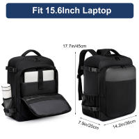 Mochila de viaje multifuncional para ordenador portátil aprobada por la aerolínea, mochila informal para senderismo corto, mochila de montaña para estudiantes, W - details 1