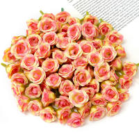 20/50Pcs Rosas Artificiales 2CM Flores Falsas Para Decoración De Hogar Jardín Bodas DIY Scrapbook Guirnalda Regalo Accesorio - details 15