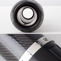 Escape De Moto LeoVince Universal De Fibra De Carbono Tubo De Escape Real Para Honda Yamaha R1 R3 R6 CBR300 Pieza Individual - details 5