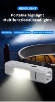 Luz De Cabeza Super Brillante COB Con Clip Para Gorra 800mAh Recargable Para Camping Senderismo Pesca Al Aire Libre Portátil - details 1