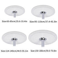 10 Pcs Tablecloth Redondo Desechable Transparente Impermeable Y Resistente Al Aceite Para Mesa De Comedor Protección De Tela - details 0