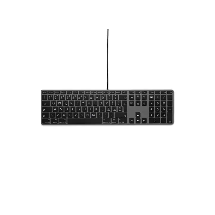 Lmp Teclado USB con 110 Teclas y Cubierta Superior de Aluminio - Italiano - Gris Espacial - 1