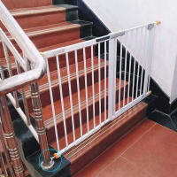 Adaptador De Seguridad Para Bebés Y Mascotas Instalación Fácil Tornillo Y Tapa De Seguridad Para Paredes De Escaleras Y Vallas De Acero Inoxidable Para Puertas Y Pasillos - details 2
