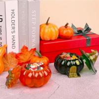 Molde De Silicona Para Vela De Calabaza Decoración De Halloween Forma De Calabaza Y Esqueleto Molde De Resina Para Manualidades - details 1