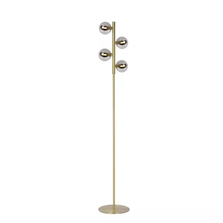 Lucide TYCHO - Lámpara de suelo - 4xG9 - Oro mate / Latón - 1