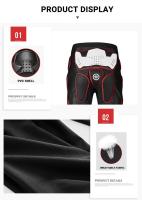 Pantalones De Motocross SULAITE Con Armadura Protección Cadera Rodilla Y Crotch Para Ciclismo De Motocicleta Equipamiento De Carreras Shorts Unisex Material 100% Poliéster - details 8