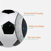 Bola De Fútbol Profesional Tamaño 3 4 5 Clásica Blanca Y Negra Con Capa PU Gruesa Tejido Tightly Para Entrenamiento De Equipo Y Partidos - details 1