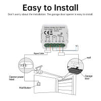 Módulo Controlador Inteligente Para Puerta De Garage Tuya WIFI/Zigbee Compatibilidad Con Alexa Google Home Assistant Siri Voceado Control - details 5