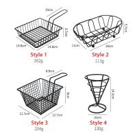 Cesta De Freír Para Cocina Herramienta De Cocina Red De Malla Para Patatas Fritas Y Chips Contenedor De Almacenamiento De Alimentos Con Mango Para BBQ Francés En Casa - details 29
