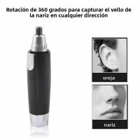 Afeitadora Eléctrica Para Nariz Y Orejas 1pc Fácil De Limpieza Herramienta De Afeitado Para Hombres Y Mujeres Trimmer De Cabello De La Nariz - details 11